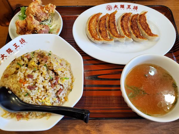 「炒飯＆餃子セット」@大阪王将 子安店の写真