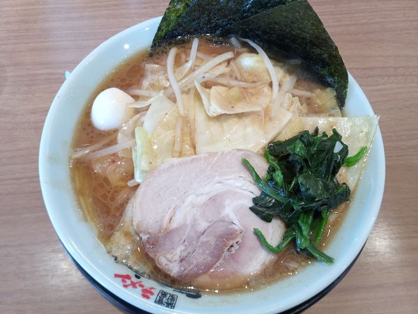 「味噌ラーメン800円、麺柔らかめ」@町田商店 清水インター店の写真