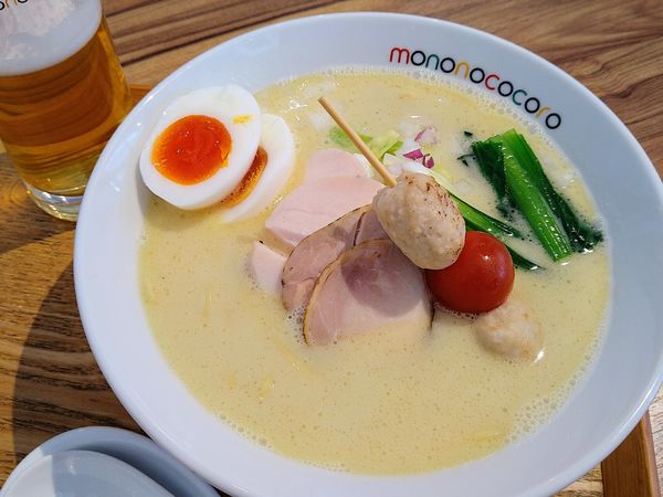 「特製鶏白湯らーめん ￥1130」@もののこころ 東松戸店の写真