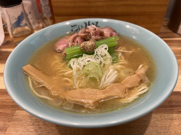 「シャモ中華そば」@仙臺自家製麺こいけ屋分店 綠栽の写真