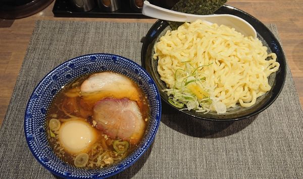 「清湯つけそば，味玉   1000円」@麺屋 必道の写真