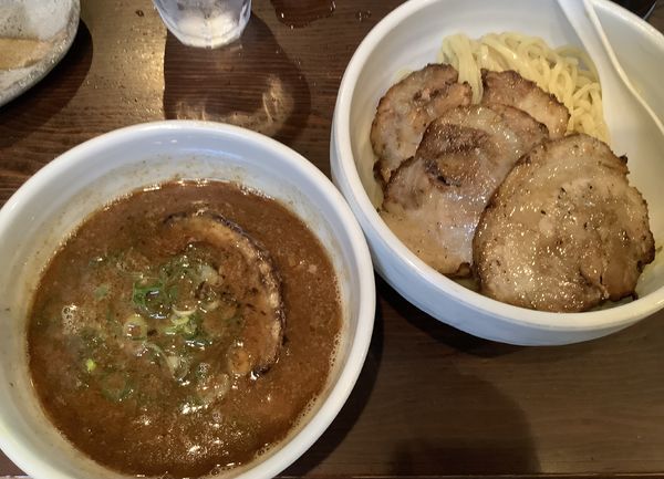 「醤油つけ麺　＋　チャーシュー」@麺匠 るい斗の写真