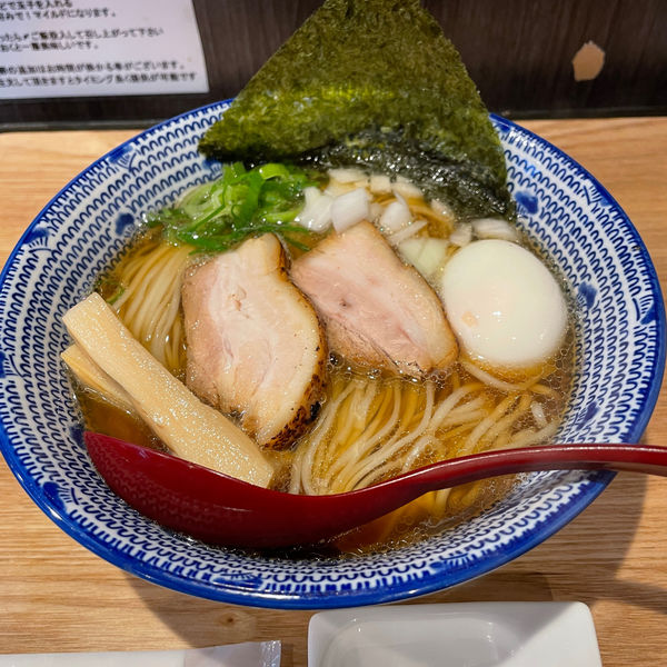 「味玉煮干しそば」@煮干し中華そば 昌まさの写真