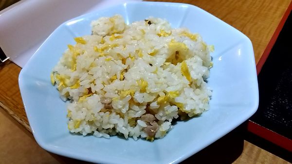 「半炒飯（麺類頼むと１００円）」@台北苑 平和島店の写真