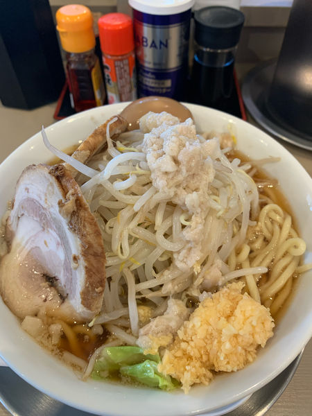 「爆中華(味玉ﾆﾝﾆｸ)」@らーめんぬーぼう 須賀川店の写真