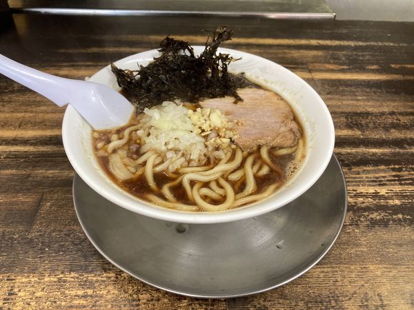 「青森にんにぼラーメン」@長尾中華そば 青森駅前店の写真