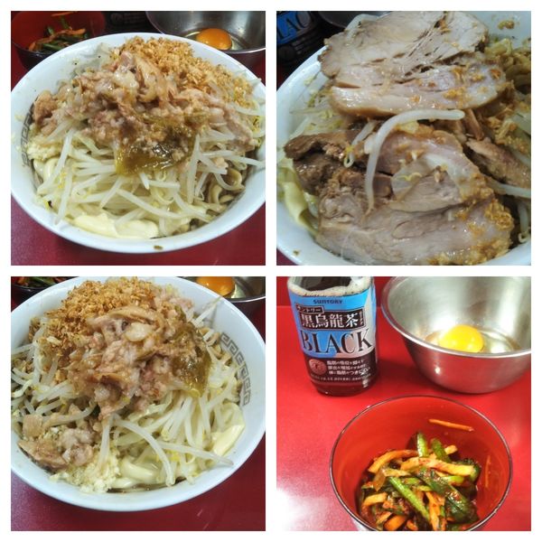 「小ラーメン(全マシ)➕汁なし➕チーズ➕キムチ」@ラーメン二郎 越谷店の写真