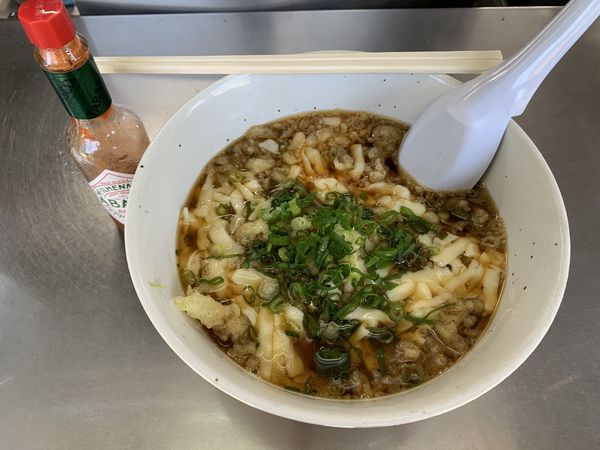 「チーズそば 500円」@富士見そば 下りホーム店の写真