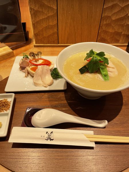 「鶏白湯 特製」@銀座 篝 六本木ヒルズ店の写真