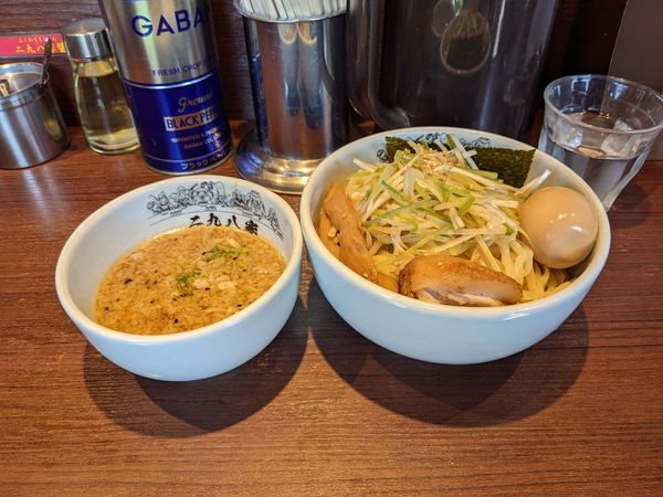 「ねぎつけ麺大盛＋味玉」@二九八家 いわせの写真