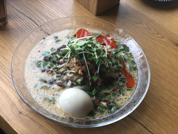 「冷やし坦々鶏そば＋味玉」@麺 㐂色の写真