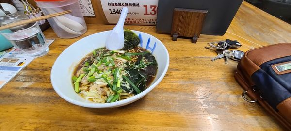 「醤油ラーメン ネギトッピング(¥900)」@JAHの写真