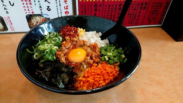 「カラシビ台湾混ぜそば(1000円)」@男は黙って前を行け×麺屋 秀の写真
