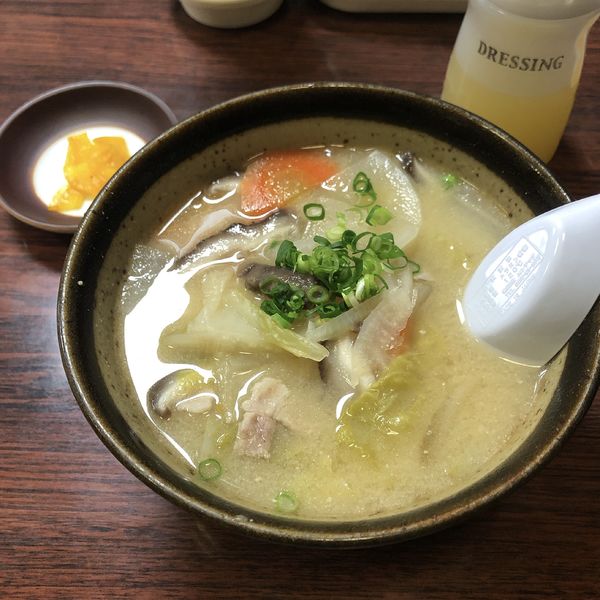 「だんご汁」@まさ食堂の写真