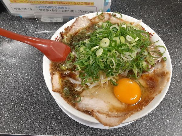 「中華そば大盛り」@新福菜館 守口店の写真