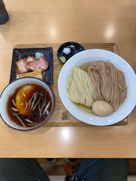 「京小麦の合盛り昆布水つけ麺大盛味玉¥1,450円」@麺道 ひとひらの写真