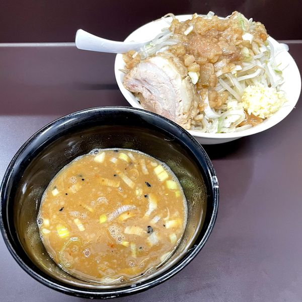 「【限定】海老辛味噌つけ麺 大盛 ￥1120」@ラーメン一心の写真