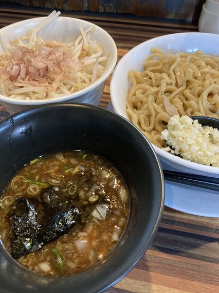 「つけ麺(大盛無料)¥790」@ラーメン・つけ麺 笑福 大阪西中島店の写真