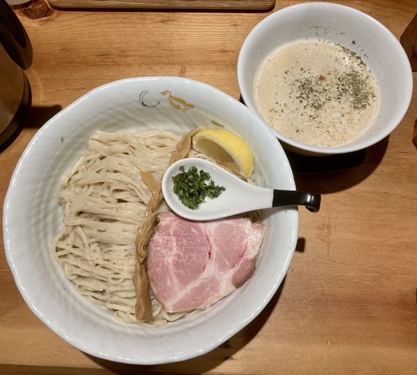 「つけ蕎麦(塩)」@SOBAHOUSE 金色不如帰 新宿御苑本店の写真