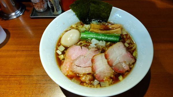 「特製中華そば 手揉み麺＋肉飯」@麺処 はら田の写真