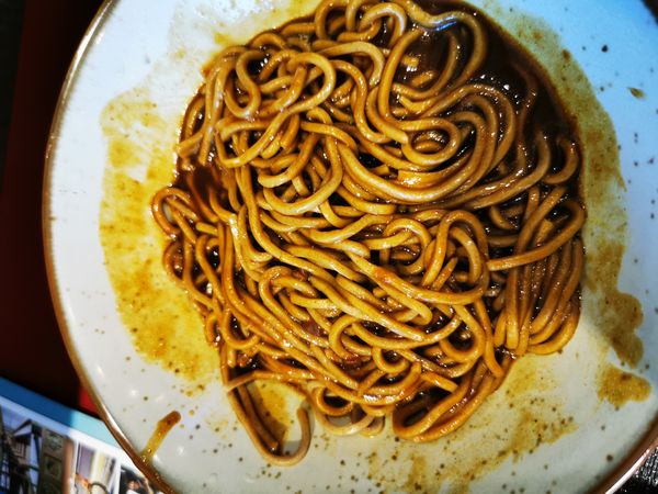 「カレーライスそば」@立山そばの写真