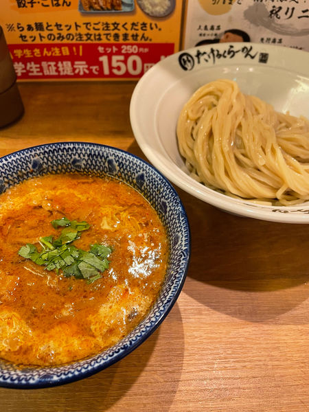 「爆裂牛すじつけ麺」@たけろくらーめん 高田馬場店の写真