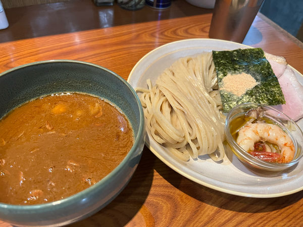 「濃厚海老つけ麺」@らぁめん 生姜は文化。の写真