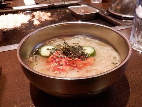 「ミニさっぱり冷麺」@お好み焼本舗 相模原店の写真