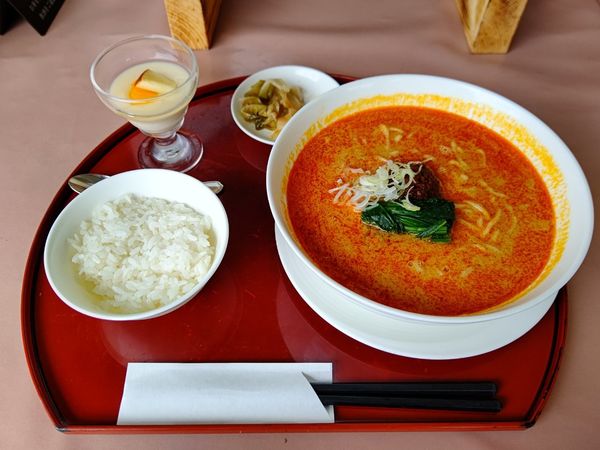 「陳建一の担々麺(並盛・150g)1,661円」@PGM富岡カントリークラブ サウスコース レストランの写真