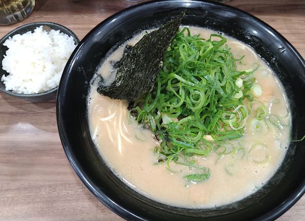 「【限定】鮭こってり￥1000＋九条ネギ特盛￥150」@特製ラーメンはせがわの写真