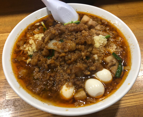 「スタ満ソバ＋まさお」@元祖スタミナ満点らーめんすず鬼 赤坂店の写真