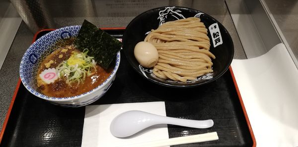 「濃厚つけ麺中、味玉トッピング1110円」@松戸富田麺絆の写真