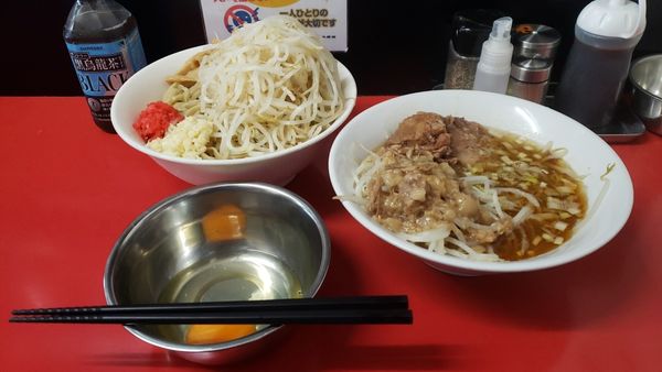 「つけ麺(中)全増し生卵」@ラーメンハイキックの写真
