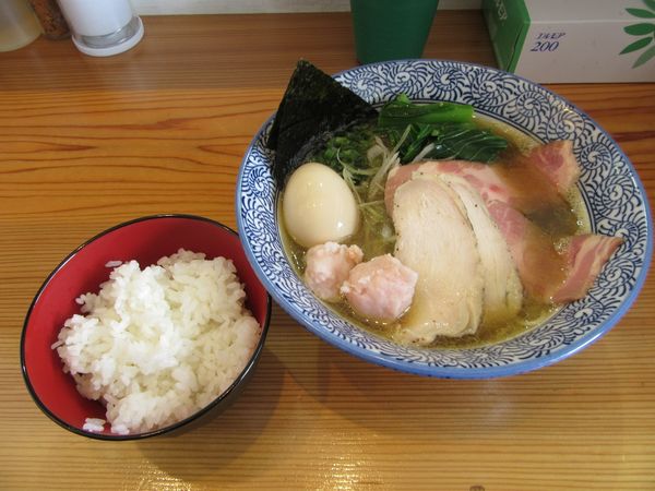 「限定　特製伊勢海老出汁中華蕎麦塩（１２００円）他」@麺屋いとうの写真