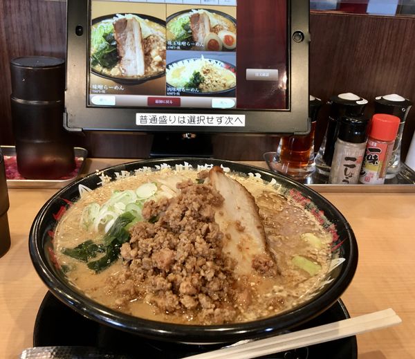 「肉味噌ラーメン(715¥)」@らーめん 源之丞の写真