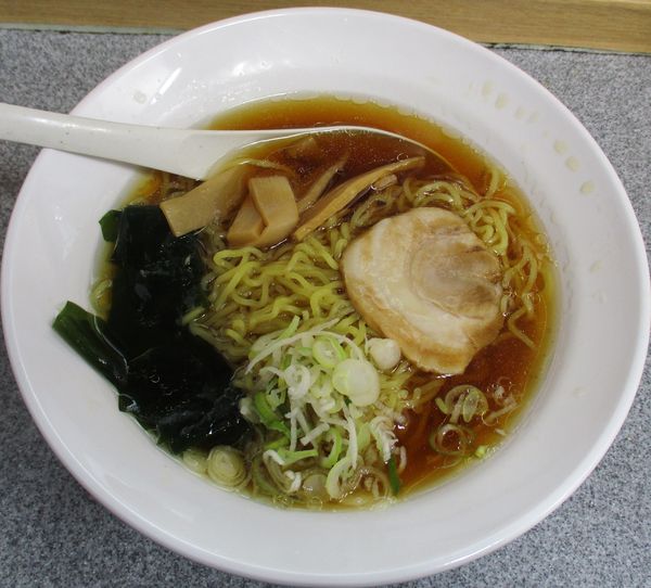 「中華そば　420円」@道中そば 五反田店の写真