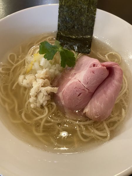 「限定鯛塩ラーメン」@らーめん コットンポットの写真