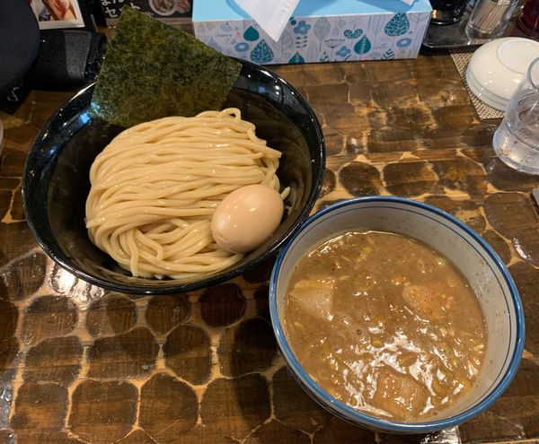 「肉つけめん+味玉+カレーピラフ餃子 ￥1180+￥0+￥320」@つけめん・らーめん活龍 本店の写真