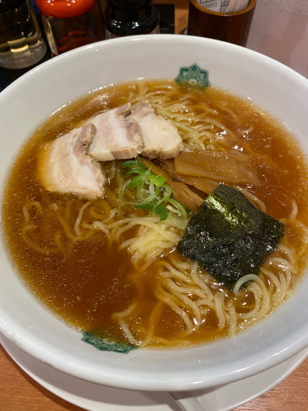 「中華そば390円➕大盛無料券」@日高屋 東大島駅前店の写真