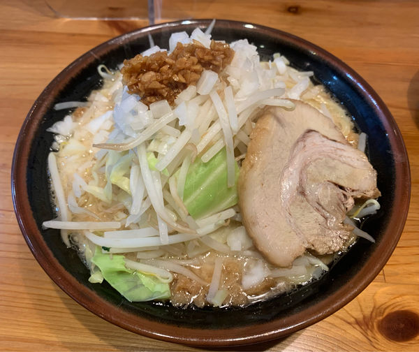 「豚そば+おんたまご飯 ￥880+￥0」@横浜家系ラーメン たくみ家 桜土浦インター店の写真