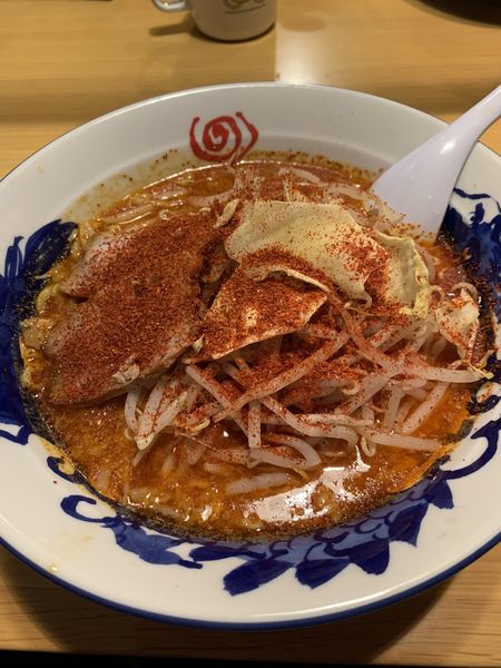 「赤い辛みそタンメン」@みやこいち 昭和南店の写真