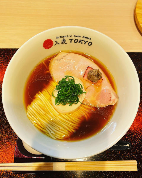 「ポルチーニ醤油らぁ麺」@入鹿TOKYOの写真