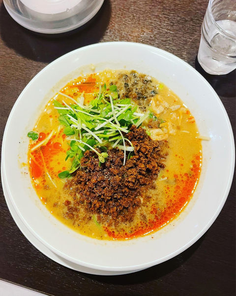 「担担麺（辛さ1、痺れ1）」@四川担担麺 阿吽 湯島店の写真