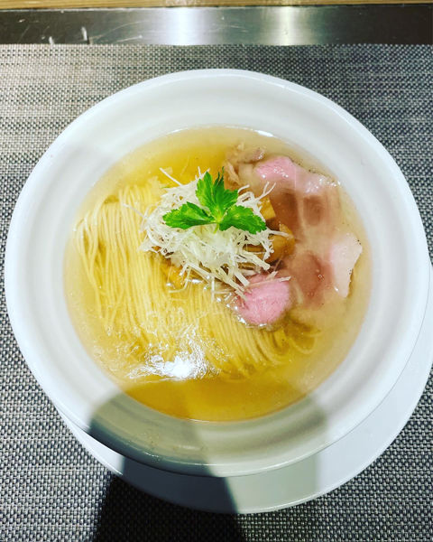 「塩そばと肉丼セット」@成城青果の写真