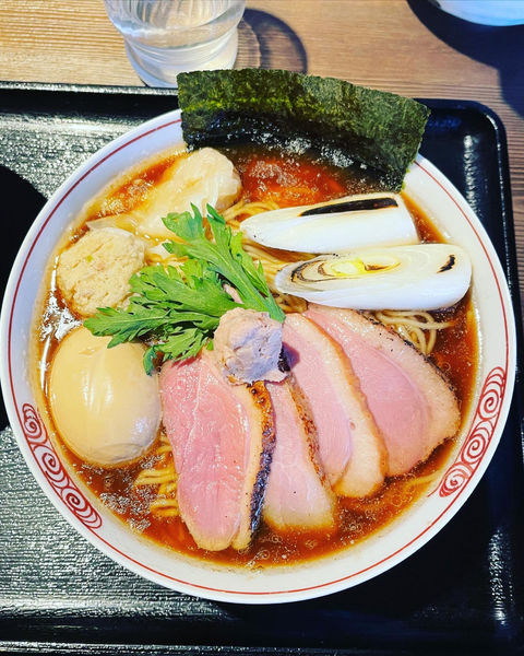 「特製鴨肉出汁中華蕎麦（醤油）」@鴨出汁中華蕎麦 麺屋yoshikiの写真