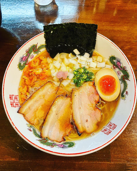 「【限定】海老薫るノドグロ煮干と平子煮干の中華蕎麦」@CLAM＆BONITO貝節麺RAIKの写真