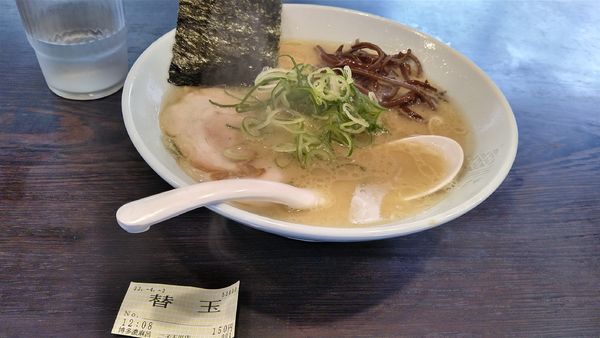 「ラーメン＋替え玉」@博多濃麻呂 二子玉川店の写真