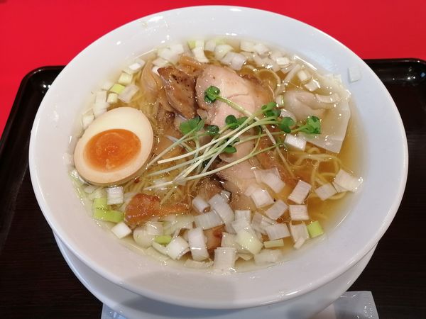 「とりそば　　950円」@鳥藤とりそばスタンド グランスタ東京店の写真