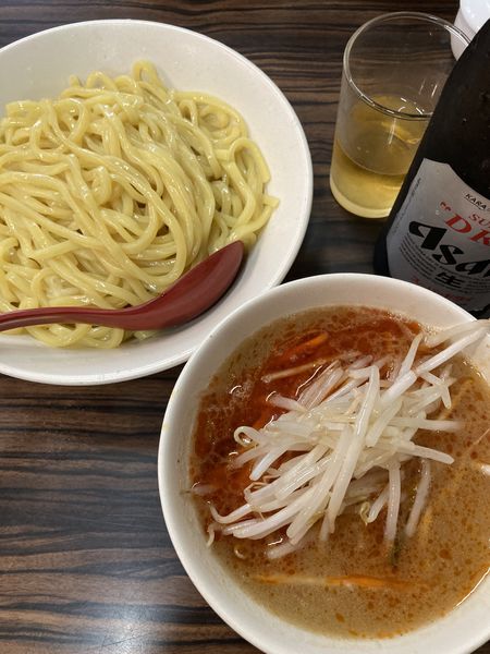 「辛味噌つけ麺」@味噌麺処 花道庵の写真