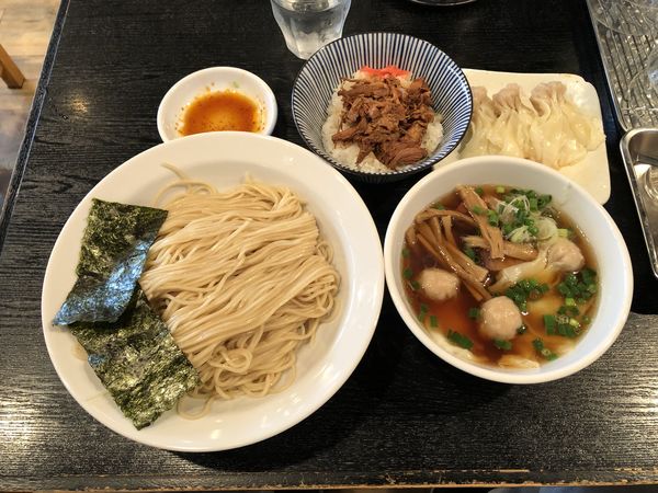 「ワンタンつけそば(醤油)」@支那ソバ 小むろの写真